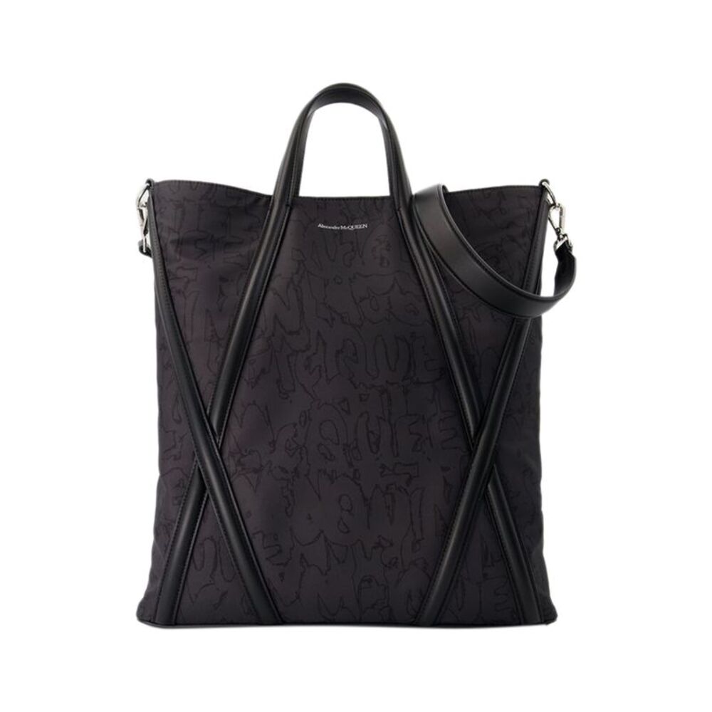 Harness Shopper Bag - Alexander McQueen - Nylon - Black